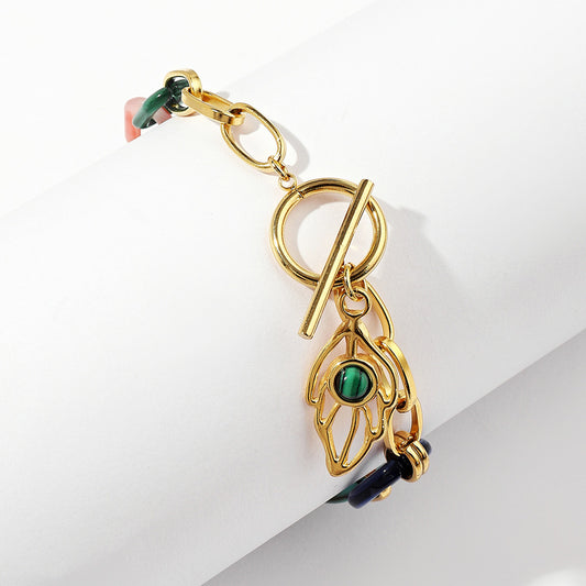 Acrylic Link Interlock Bracelet